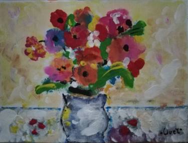 Original Expressionism Floral Paintings by Olivera Starčević