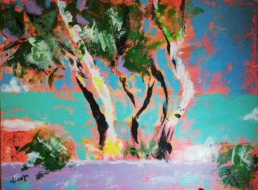 Original Abstract Expressionism Nature Paintings by Olivera Starčević
