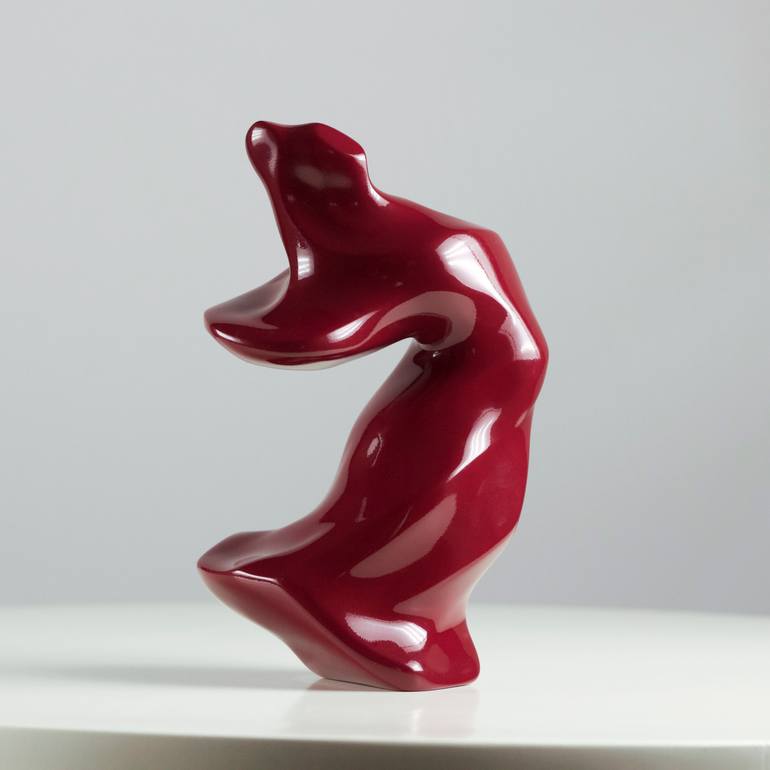 Original Abstract Expressionism Abstract Sculpture by Claire Becker