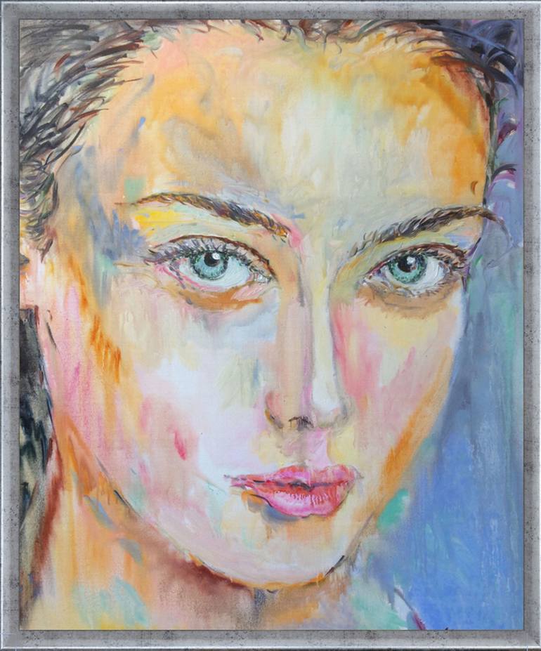 Original Impressionism People Painting by Karakhan S