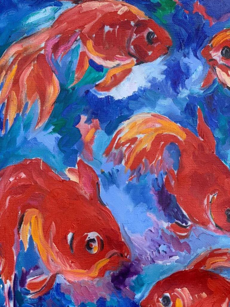 Original Expressionism Animal Painting by Karakhan S