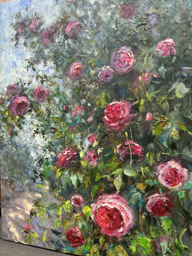 Original Floral Painting by Eugenia Alekseyev