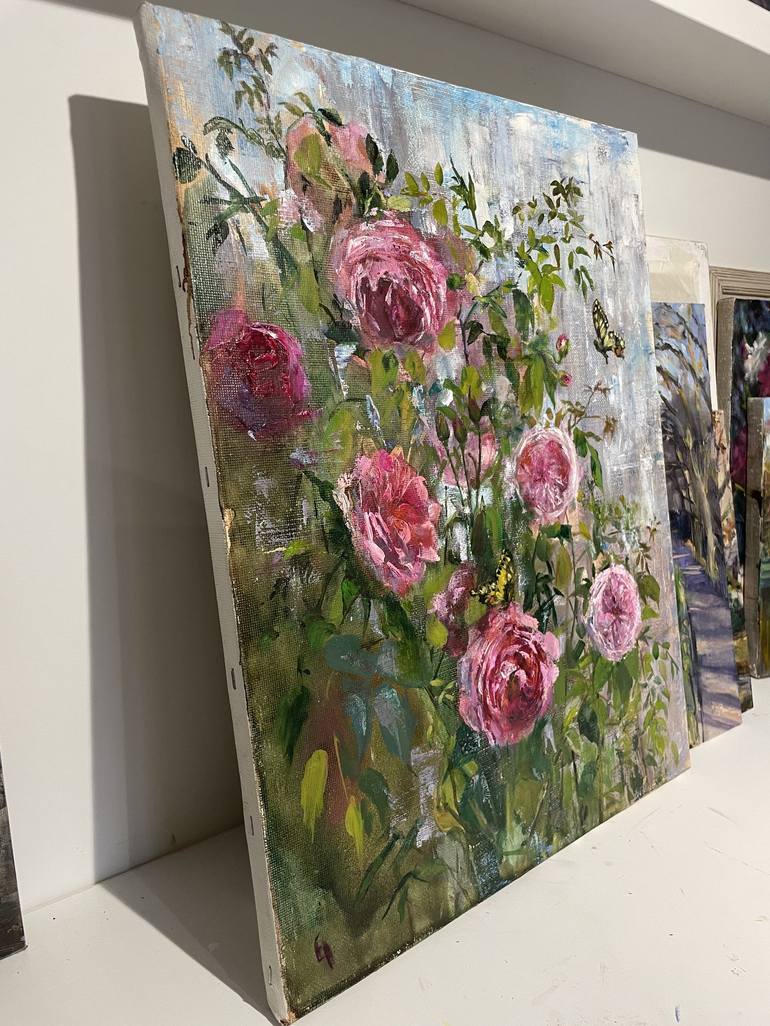 Original Floral Painting by Eugenia Alekseyev