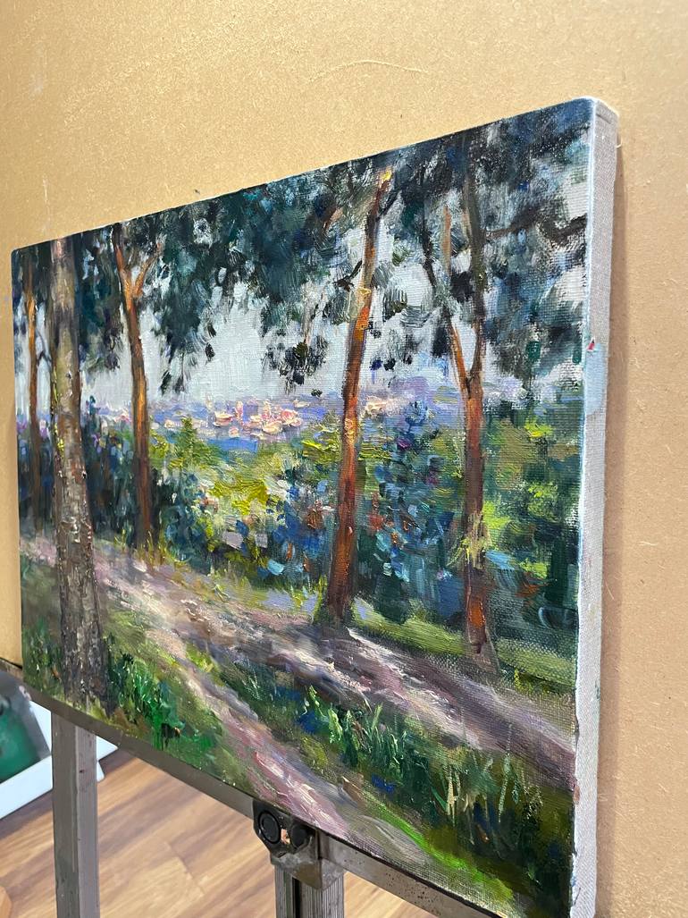 Original Expressionism Language Painting by Eugenia Alekseyev