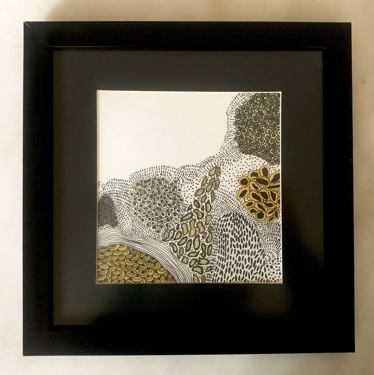 Original Abstract Drawing by Elif Kemahlioglu