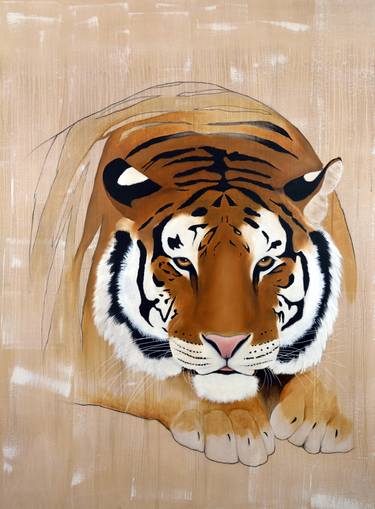 Original Figurative Animal Paintings by Thierry Bisch