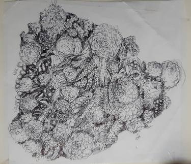 Print of Fine Art Botanic Drawings by Maria Nekrasova