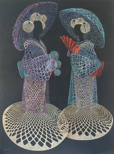 Original Contemporary World Culture Paintings by Susana Adan
