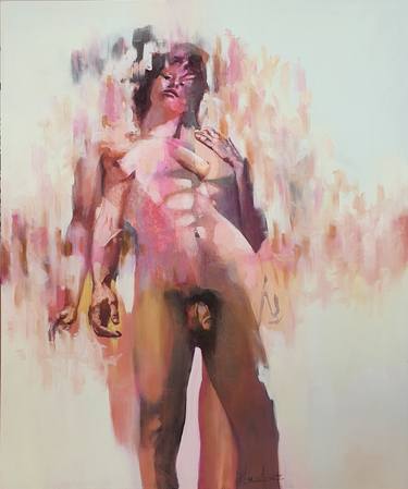 Original Expressionism Body Paintings by Luis Alvarez