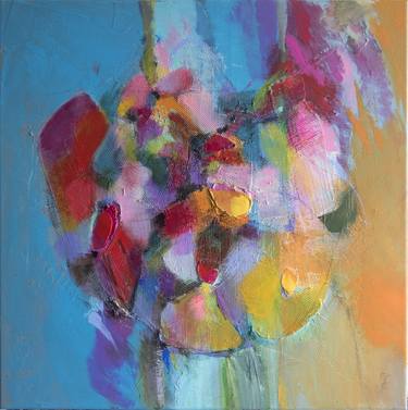 Original Expressionism Floral Paintings by Gerard ESQUERRE