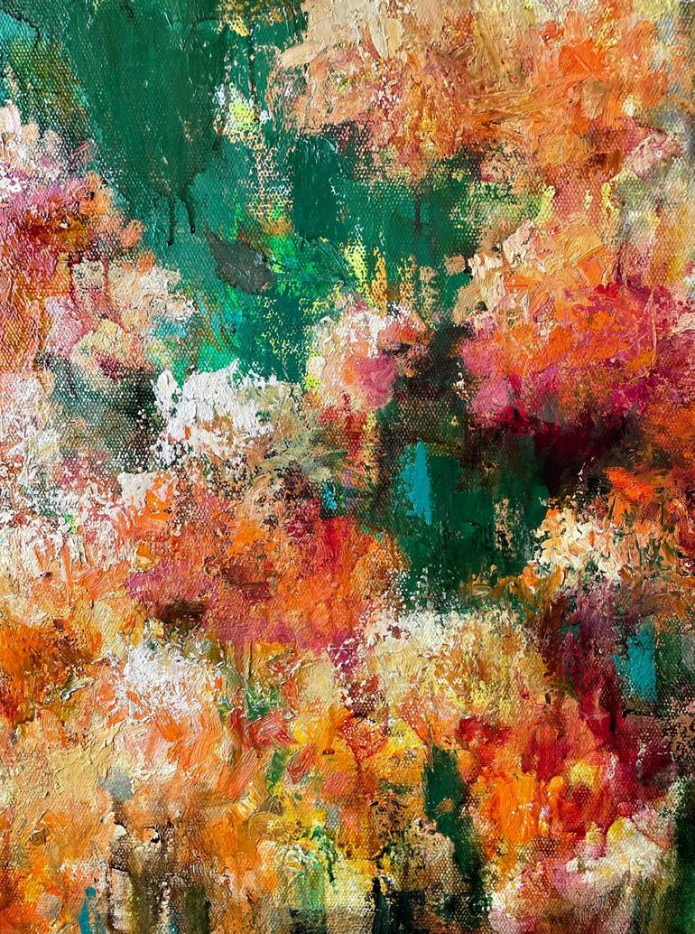Original Abstract Botanic Painting by Fakhriyya Aliyeva
