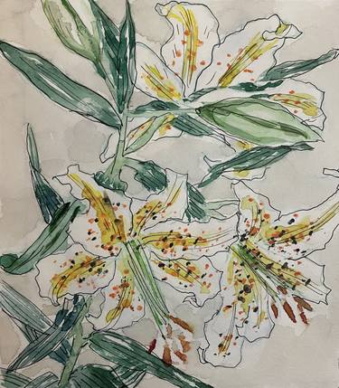 Print of Illustration Botanic Paintings by Fakhriyya Aliyeva