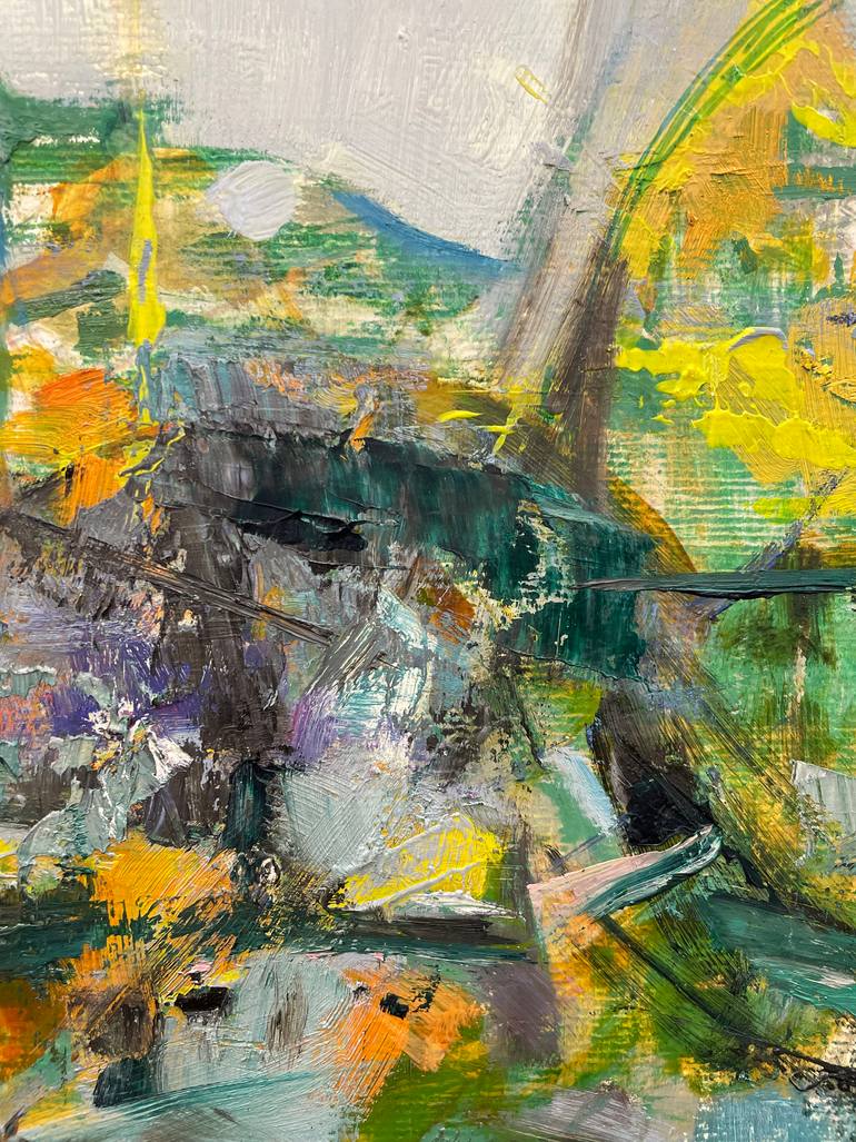 Original Abstract Painting by Fakhriyya Aliyeva