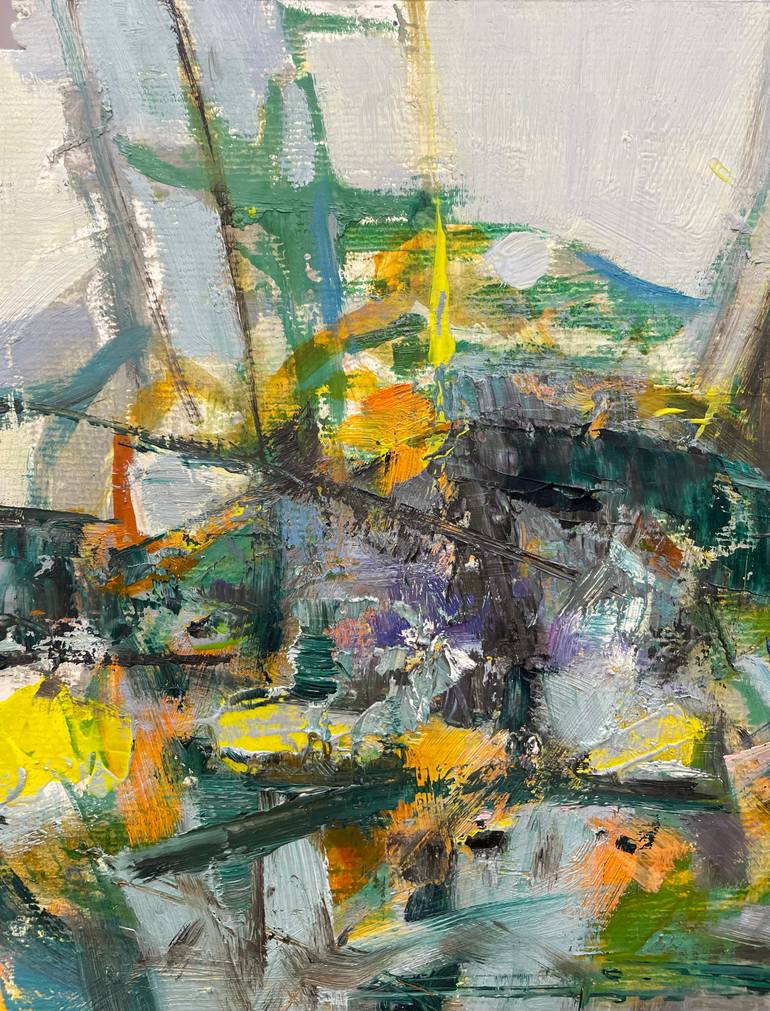 Original Abstract Painting by Fakhriyya Aliyeva