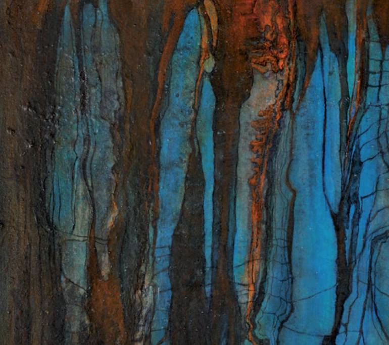 Original Abstract Painting by Margarete Bartsch