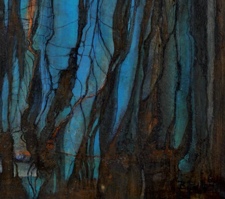 Original Abstract Painting by Margarete Bartsch