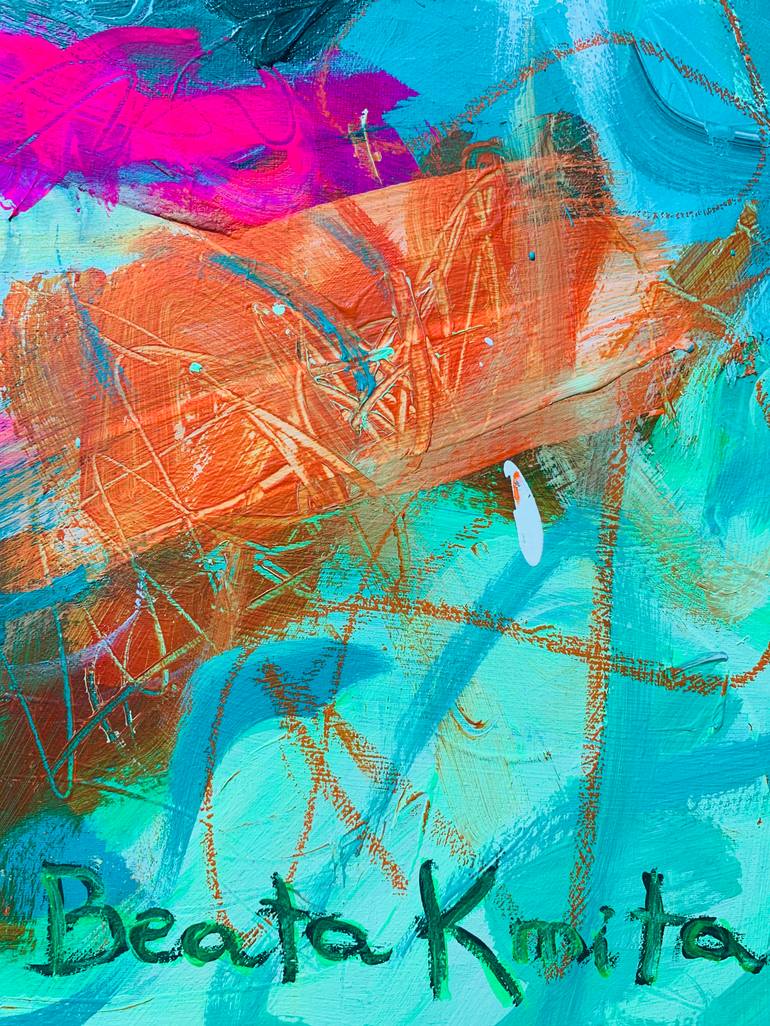 Original Abstract Painting by Beata Kmita