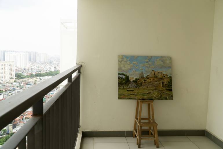 Original Generative Landscape Painting by Nguyễn Đại Thắng