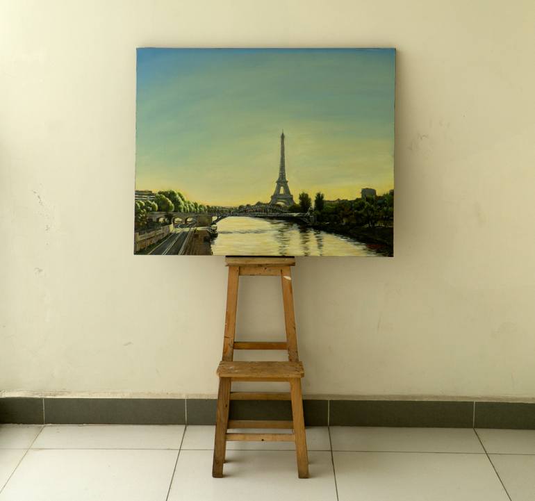 Original Generative Landscape Painting by NguyễN ĐạI ThắNg