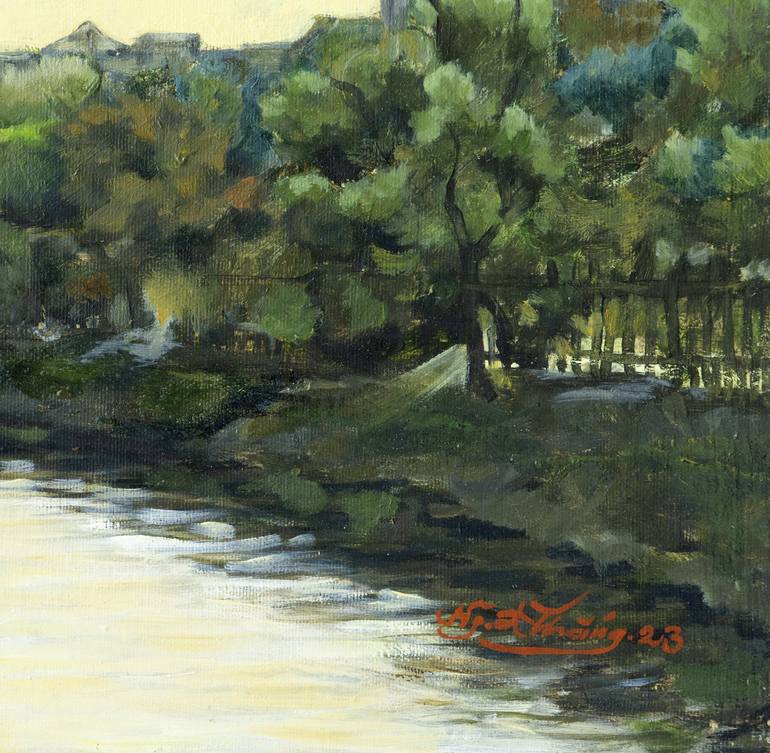 Original Landscape Painting by Nguyễn Đại Thắng