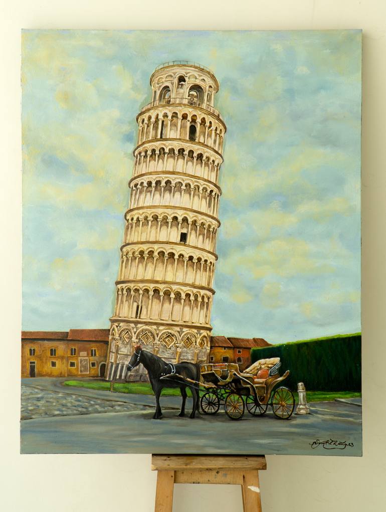 Original Generative Landscape Painting by NguyễN ĐạI ThắNg