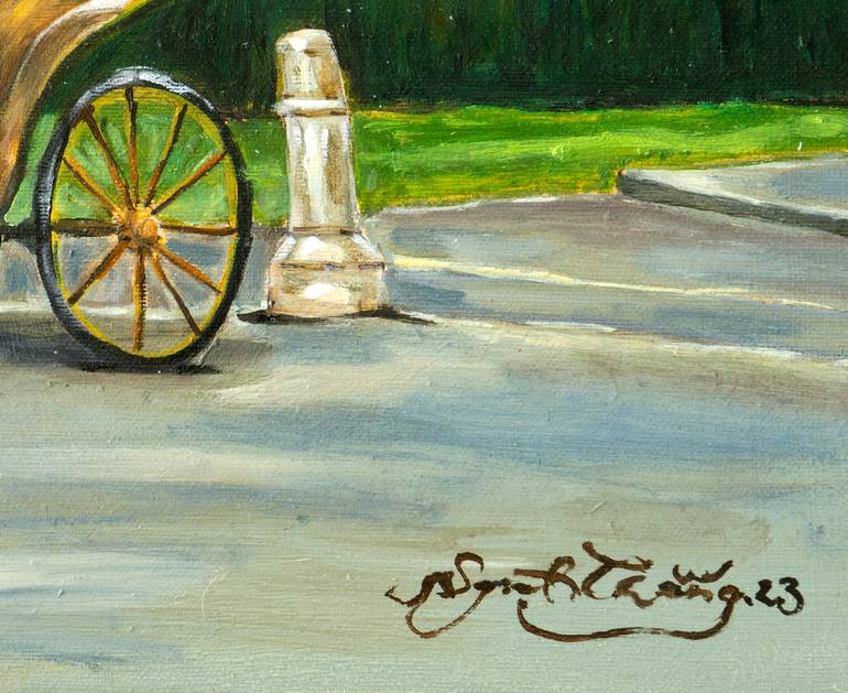 Original Generative Landscape Painting by NguyễN ĐạI ThắNg