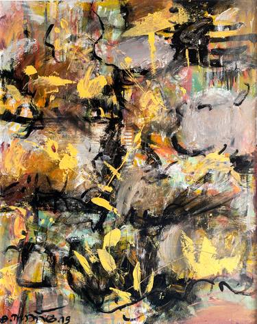 Original Abstract Expressionism Abstract Paintings by Nguyễn Đại Thắng