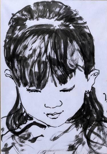 Sketch of a baby "snail" in Hoang Mai, Hanoi - picture 2 thumb