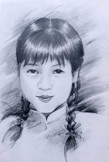 Print of Conceptual Portrait Drawings by Nguyễn Đại Thắng