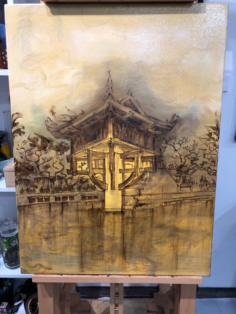 Original Realism Landscape Painting by Nguyễn Đại Thắng