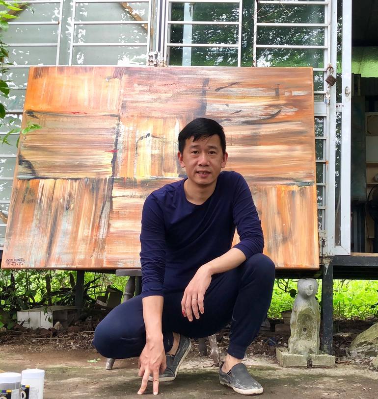 Original Abstract Painting by Nguyễn Đại Thắng
