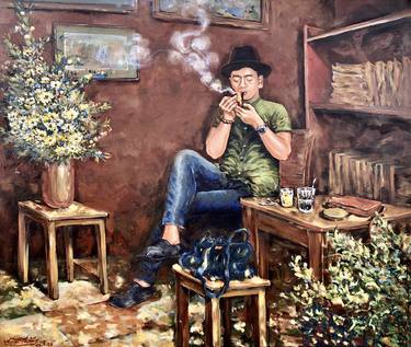 Original Portraiture Portrait Paintings by Nguyễn Đại Thắng