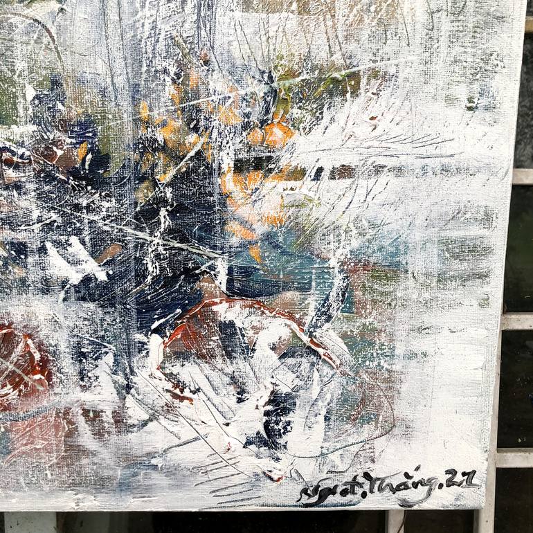 Original Abstract Painting by Nguyễn Đại Thắng