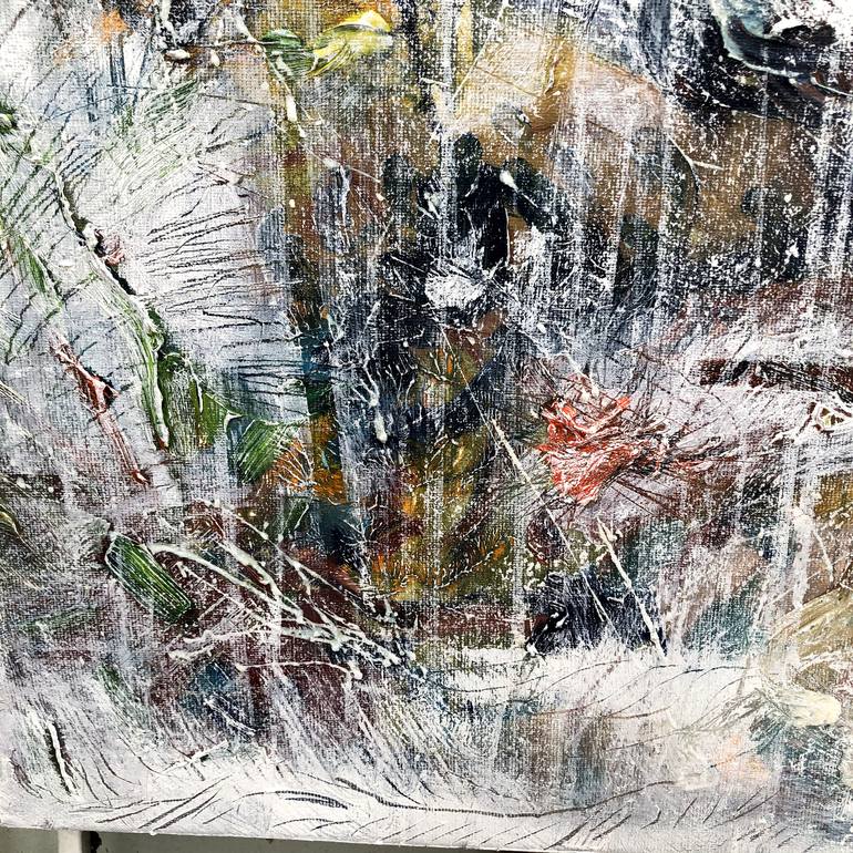 Original Abstract Expressionism Abstract Painting by Nguyễn Đại Thắng