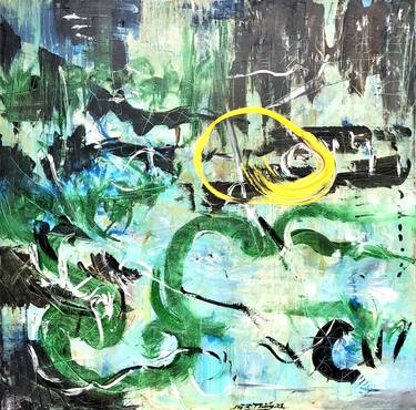 Print of Abstract Expressionism Abstract Paintings by Nguyễn Đại Thắng