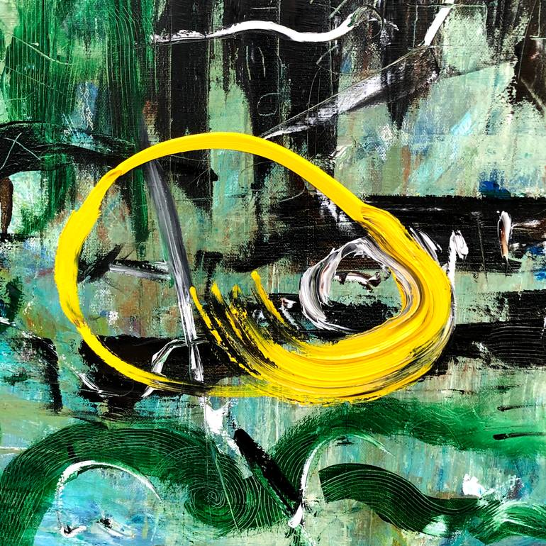Original Abstract Expressionism Abstract Painting by NguyễN ĐạI ThắNg