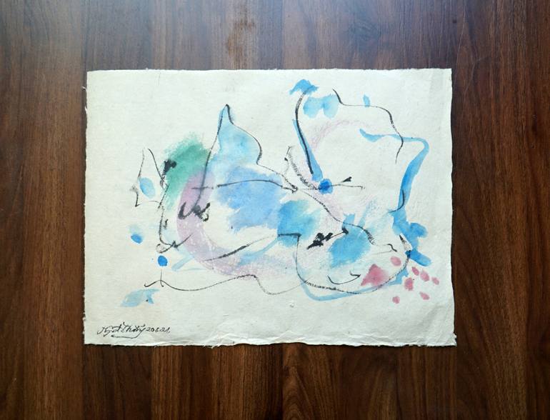 Original Abstract Expressionism Abstract Drawing by Nguyễn Đại Thắng