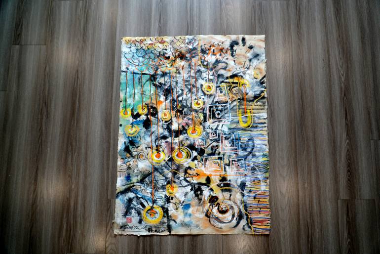 Original Abstract Painting by NguyễN ĐạI ThắNg