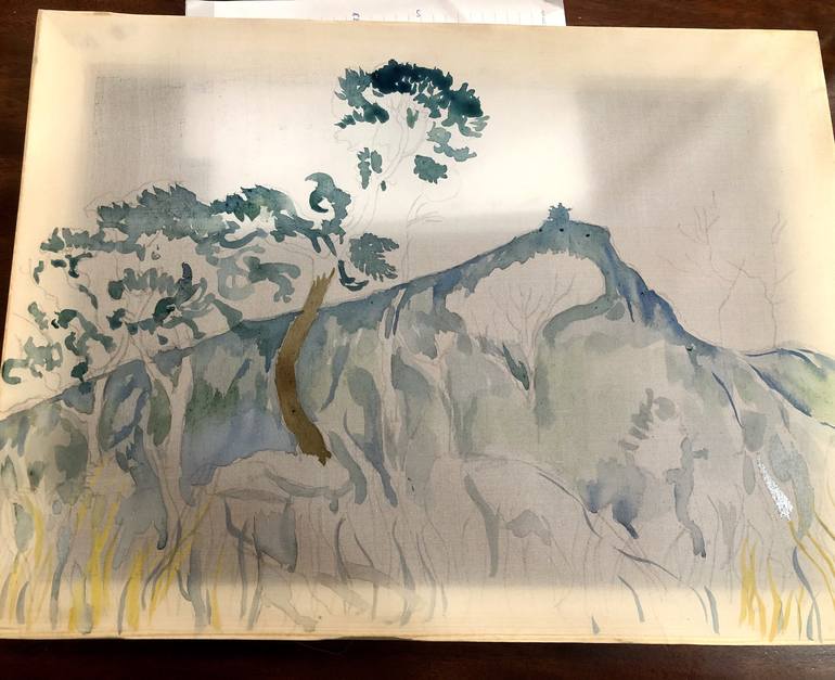 Original Realism Landscape Painting by Nguyễn Đại Thắng