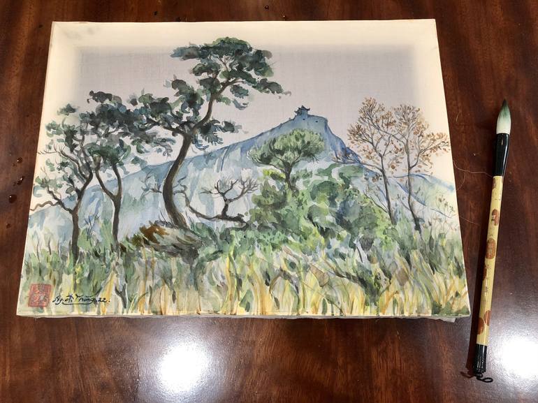 Original Realism Landscape Painting by Nguyễn Đại Thắng