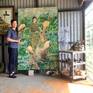in my studio