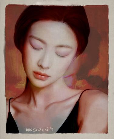Print of Portrait Paintings by Nik Suzuki