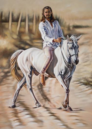 Original Fine Art Horse Paintings by Ilse Kleyn