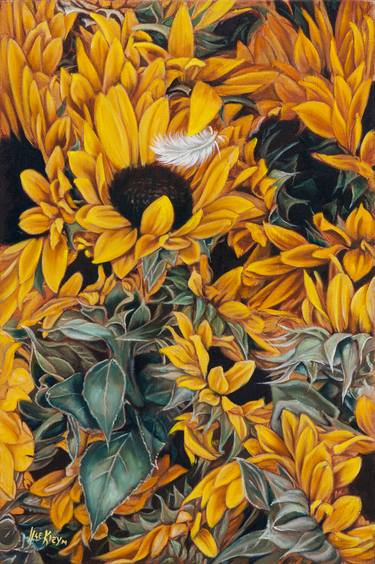 Print of Fine Art Floral Paintings by Ilse Kleyn