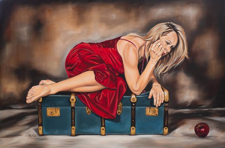 Eve S Temptation Painting By Ilse Kleyn Saatchi Art