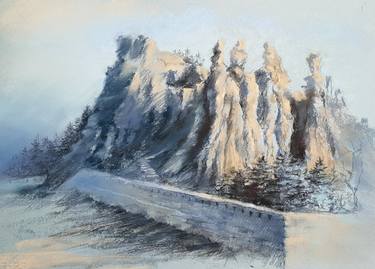 Original Landscape Drawings by Elena Genkin