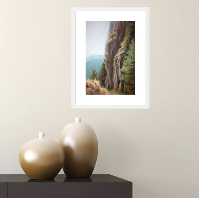 Original Impressionism Landscape Painting by Elena Genkin