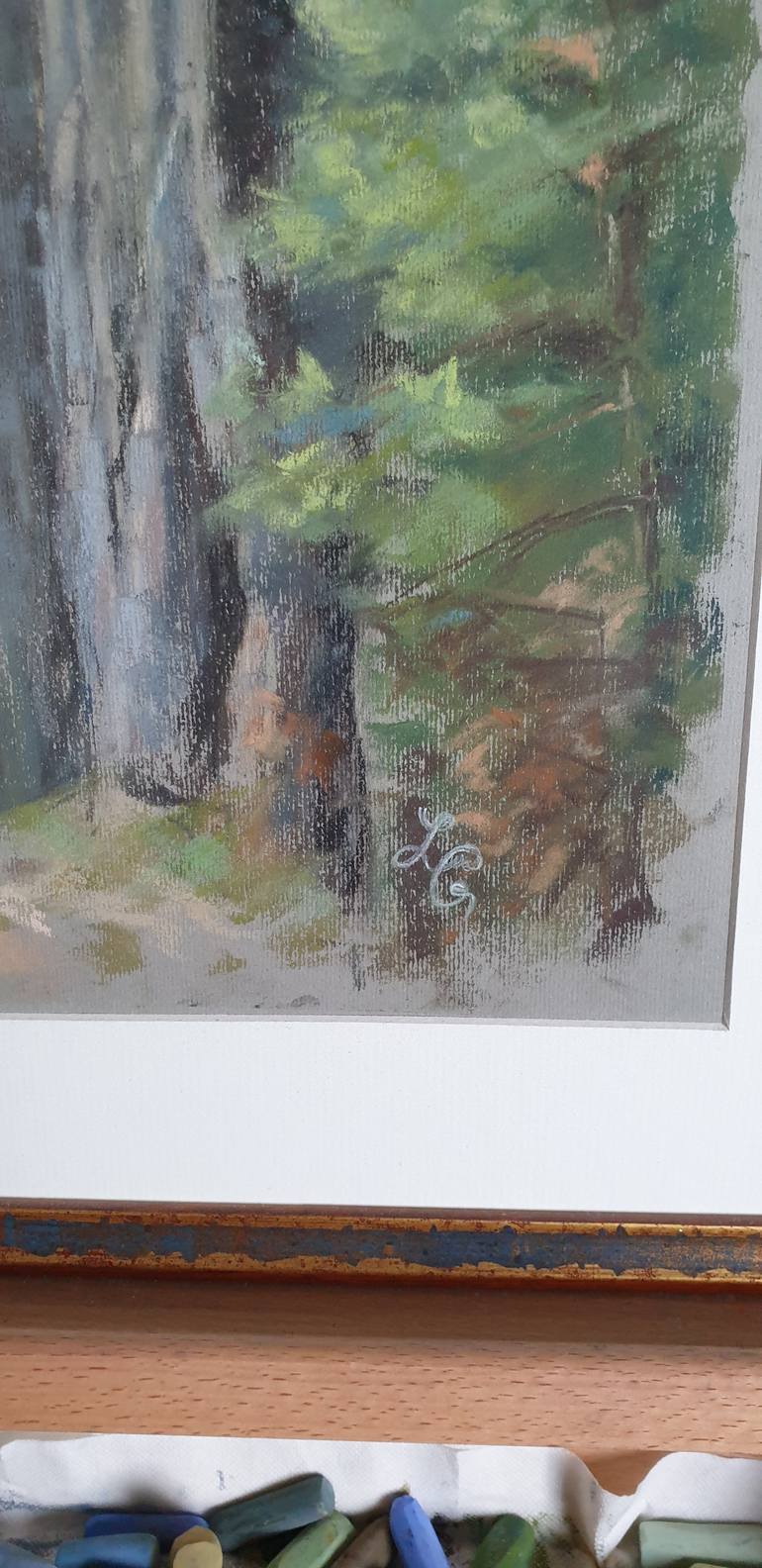 Original Impressionism Landscape Painting by Elena Genkin