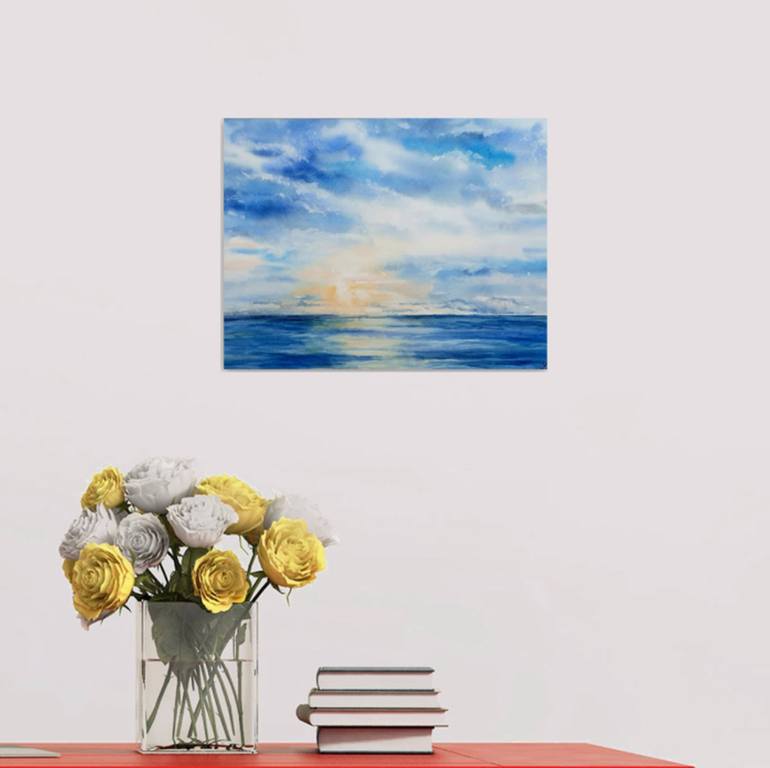 Original Impressionism Landscape Painting by Elena Genkin