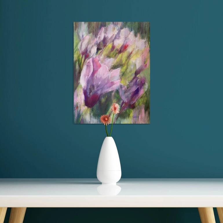 Original Floral Painting by Elena Genkin